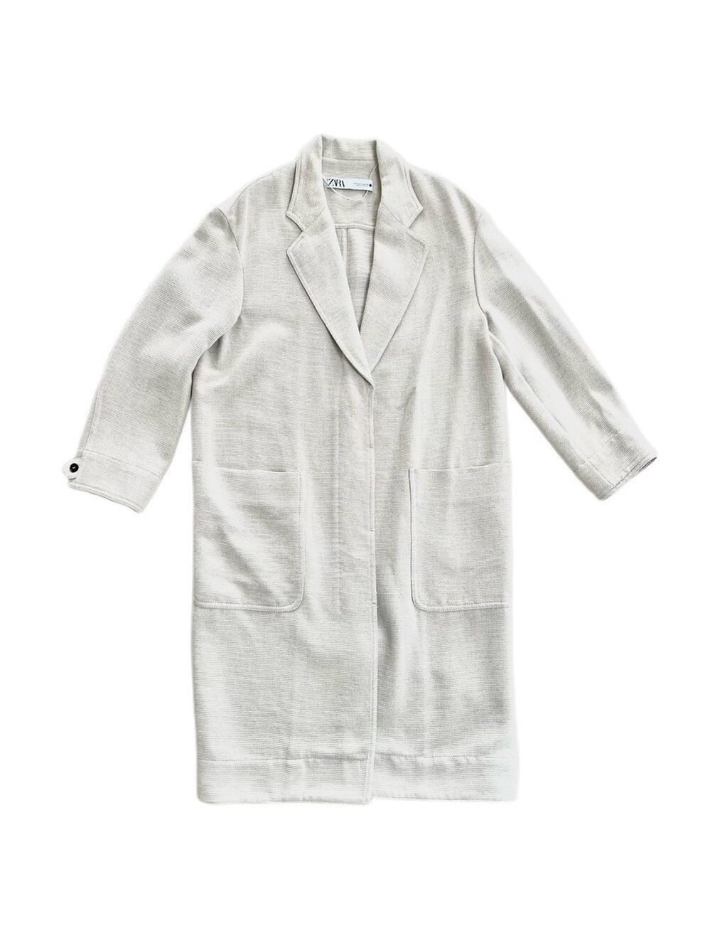 NWOT Zara Fall/Spring Beige Cotton Trench  - Size XS
